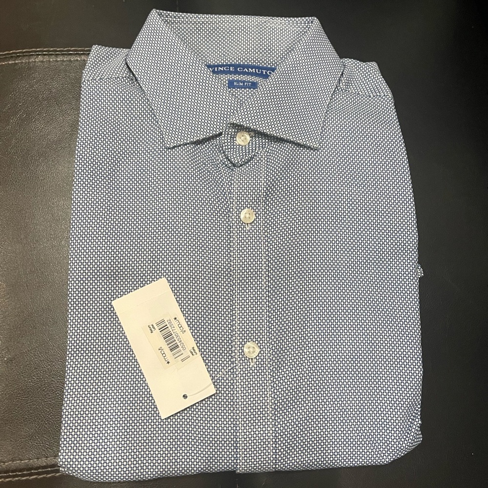 NWT Vince Camuto Dress Shirt Sz 15.5 - Picture 2 of 6